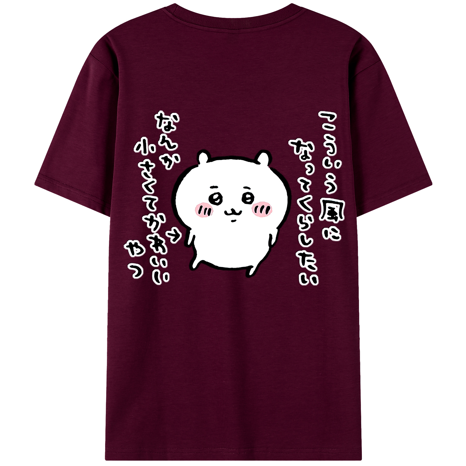 （画像用） ちいかわ ちいかわ Chii-kawa chiikawa レディース半袖Tシャツ(バックプリント)